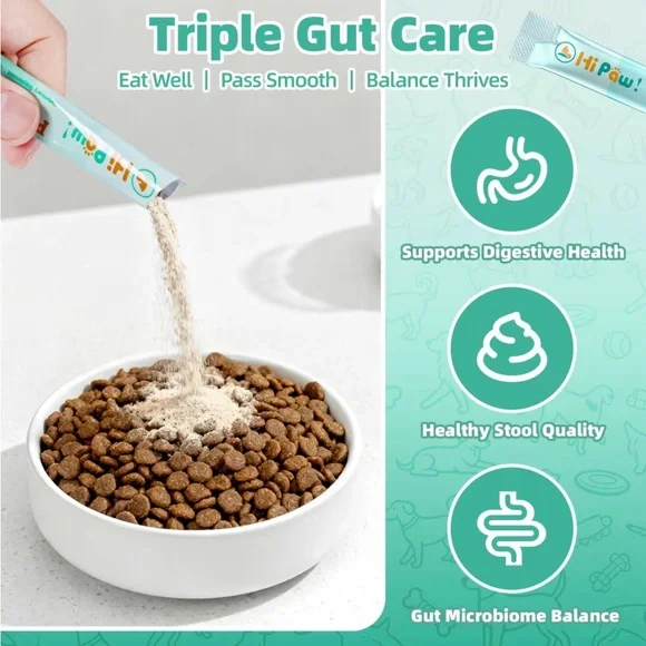 Hi PAW! Dog Probiotics Powder Turmeric 30 Packs**Made in USA - BRAND NEW! - Picture 5 of 7